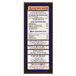 A Menu Solutions hardboard menu board with picture corners holding a menu.