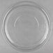 A clear plastic container with a clear dome lid.