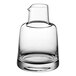 An American Metalcraft clear glass carafe with a handle.