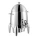 An Acopa stainless steel coffee chafer urn with a lid.