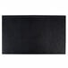 A black rectangular Tablecraft melamine display tray.