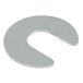 A silver metal True 2" Caster Leveling Shim.
