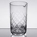 An American Metalcraft Diamond Cut mixing glass with a diamond pattern.