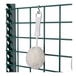 A Franmara glassware washing brush with a white foam head on a wire rack.