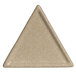 A G.E.T. Enterprises triangle sand granite resin-coated aluminum triangle platter.