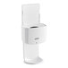 A white Purell automatic hand sanitizer dispenser.