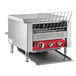 An Avantco commercial conveyor toaster with a metal rack.