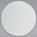 A white G.E.T. Enterprises Bugambilia small round disc with a smooth surface.