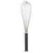A Matfer Bourgeat wire whisk with a black Exoglass handle.