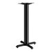 A Lancaster Table & Seating black cast iron bar height column table base.