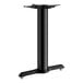A Lancaster Table & Seating black cast iron end table base.