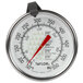 A close-up of a Taylor Candy / Deep Fry Probe Thermometer with a red line.