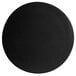 A black G.E.T. Enterprises Bugambilia medium round disc on a table.