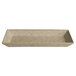 A rectangular G.E.T. Enterprises Bugambilia platter with a sand granite finish.
