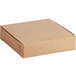 A brown Kraft bakery box with a lid.