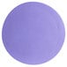 A lavender G.E.T. Enterprises Bugambilia round disc with a smooth finish.