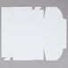 A white rectangular bakery box with a black line.