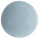 A G.E.T. Enterprises round disc in sky blue with a speckled pattern.