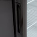 Avantco SC-40 Black Countertop Display Refrigerator with Swing Door