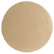 A G.E.T. Enterprises Bugambilia latte resin-coated aluminum round disc with a smooth finish.