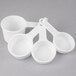 Rubbermaid FG8315ASWHT Plastic Measuring Cup Set