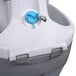 A PolyJohn Bravo portable hand washing station with a blue water tank.