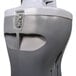 A PolyJohn Bravo portable hand washing station with a grey water tank lid.