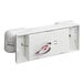 A white wall mounted Lavex Remote Capable LED Emergency Unit box with wires.