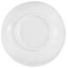 An Elite Global Solutions taupe melamine bowl with a circular edge.