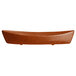 A brown rectangular G.E.T. Enterprises Bugambilia deep boat with a smooth surface.