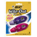 The Bic Wite-Out Mini Twist Correction Tape packages with blue and fuchsia accents.