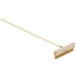 A Chef Master Pizza Oven brush with a long wooden handle and metal scraper.