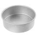 A Chicago Metallic aluminized steel round cake pan.