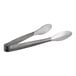 A pair of American Metalcraft stainless steel tongs with wavy handles.