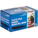 A blue box of 1000 Royal Paper brown plastic medium well steak markers with white text and images of steak markers.