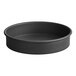 An American Metalcraft Hard Coat Anodized aluminum round cake pan.