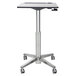 Ergotron 24481003 LearnFit Aluminum Adjustable Stand Up Desk with White Top - 24 inch x 22 inch