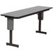 Correll SP1896PX 18 inch x 96 inch Premium Laminate High Pressure Folding Seminar Table with Panel Legs