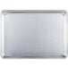 Baker's Mark Quarter Size 19 Gauge Wire in Rim Aluminum Bun / Sheet Pan - 13 inch x 9 1/2 inch