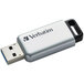 Verbatim 98666 Store 'n' Go Secure Pro Silver 64 GB USB Flash Drive