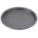 An American Metalcraft hard coat anodized aluminum pizza pan with a gray surface.