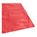 A roll of red low density biohazard bags.