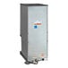 A stainless steel air cooled countertop nugget ice maker and water dispenser with a 20 lb. bin and sensor dispensing.