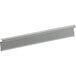 A stainless steel Avantco door handle with holes in a metal bar.