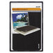 Allsop 29592 TravelSmart 11 inch x 7 1/4 inch Black Notebook / Laptop Optical Nonskid Mouse Pad