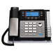 RCA 25425RE1 ViSYS 4 Line Black / Silver Corded Phone with Digital Answering Machine and Caller ID