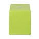 A lime green square bowl with a textured finish.