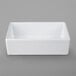 A white rectangular G.E.T. Enterprises salad bowl.