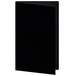 H. Risch, Inc. OM-2V Oakmont 8 1/2 inch x 14 inch 2-Panel Black Menu Cover with Album Style Corners