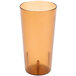 A brown Cambro plastic tumbler.